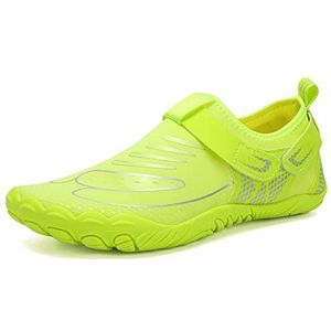 Wandelschoenen op blote voeten for dames heren, outdoor strandschoenen met vijf vingers antislip zwemmen waadschoenen wandelen fietsschoenen (Color : Green, Size : 39 EU)