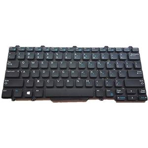 Laptop Toetsenbord Voor For Dell 7214 Rugged Extreme Zwart Verenigde Staten Lay-out