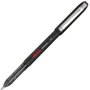 rOtring Rollerball Pen Fine Point (0,7 mm) voor helder schrijven zwarte inkt 1 Count