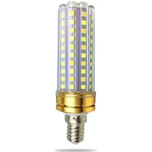 LED-maïslamp Geen Flikkering Super Heldere LED Maïs Gloeilamp Thuis Tafellampen 12W 16W E27 E14 voor Thuisgarage Magazijn(Color:Cold White,Size:E14 16W)