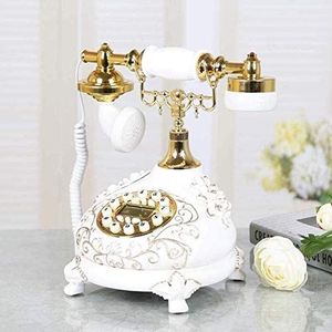 Telefoon Thuis Telefoon Antieke Telefoon - Vaste Retro Telefoon - Vintage Decoratieve telefoons Traditionele Beltoon Feng Shui Decoratie Telefoon Craft Vaste telefoon (B)