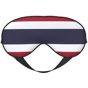 sttung Thailand Flag Print Travel - Friendly Sleep Soft Eye Mask: Compact, lichtgewicht, verstelbare riem