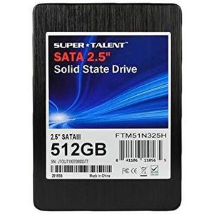 SUPER TALENT 512 GB TeraNova SSD SATA3 2.5""[R500/W450] retai - vastestofschijf - Serial ATA