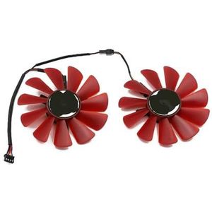 IFFSUEVL Vervangende ventilator voor grafische kaart GPU RX480, 85 mm, 4-polig, FDC10U12S9-C