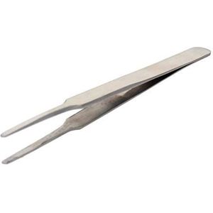 Utoolmart ST-13 Roestvrij Staal Micro-magnetische Puntige Tip Pincet Zilver Tone met Card Bag 1 stks