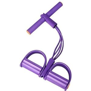 Eights Stretcher Yoga Open Schouder Achterpoten 8 Stretcher Riem Fitness Home Elastisch Spantouw (Color : Purple-pedal puller)