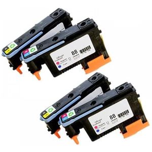 Printhead Compatibel met DesignJet printer K550, K8600, K8500, K5300, K5400, L7380, L7580, L7590, vervangen C9381A C9382A (2 stuks)