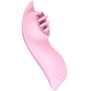 Wearable G Spot Dildo Vibrators| Toys for Women or Men | Panty Clit Mini Vibrator with 9 Quickly Wiggling & Vibrating Modes | Vibrating Panties | Quiet Pink Dildos (Without penetration)