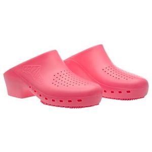 Calzuro S Classic sanitaire pantoffels met professionele gaten CE 34-35 roze