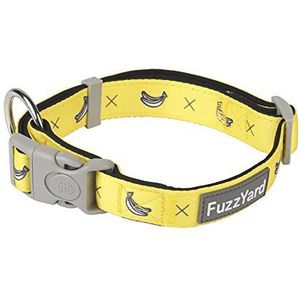 FuzzYard Monkey Mania Halsband, L, Geel