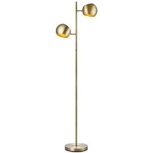 Markslöjd - Edgar 2 Vloerlamp - Antiek - Messing - Elegant Ontwerp