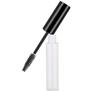 Mascara Tube, 10ml Lege Tube voor Mascara DIY Wimperborstel Container Fles met Wand (10ml zwarte dop)