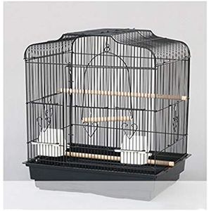 Vogelhuisjes Draagbare reizen Bird Cage Pet House Large Metal Bird Cage Kooi van de papegaai Canarische Cage Pet Products Flight Cage (Color : A)