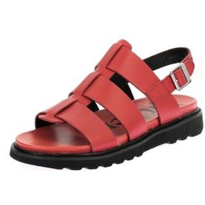 Kickers - Neosinead - Sandalen - Rood - Leer