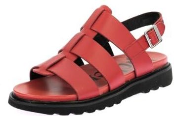 Kickers - Neosinead - Sandalen - Rood - Leer