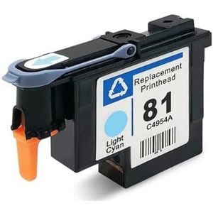 81 Printkop Printkop for D-esignjet 5000 5000ps 5500 5500ps C4950A C4951A C4952A C4953A C4954A C4955A Printerkop(1PCS Light Cyan)