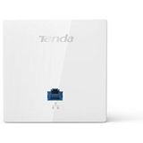 Tenda W6-S N300 wandplaat draadloos toegangspunt 300 Mbps 2,4 GHz Gecentraliseerd beheerd – Wit