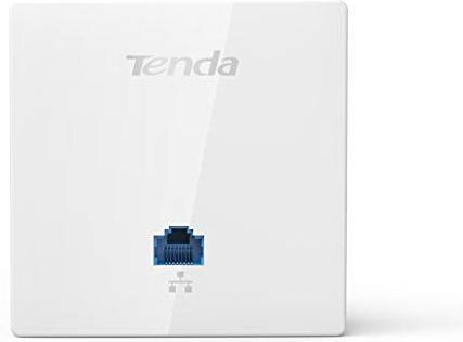 Tenda W6-S N300 wandplaat draadloos toegangspunt 300 Mbps 2,4 GHz Gecentraliseerd beheerd – Wit