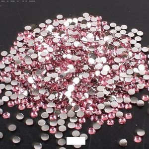 2-6mm 1000 Stuks Steentjes Crystal Clear AB Niet Plaksteen Nail Rhinestoens voor Kleding Nagels 3D Nail Art Decoraties Nail-Rose, 2mm, 1000 Stuks