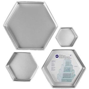 Wilton 4-delige zeshoek Pan Set