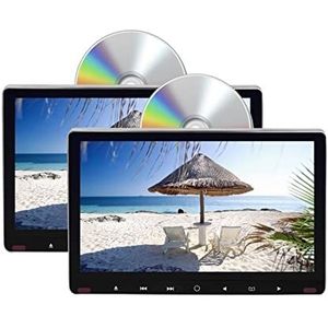 Draagbare dvd-speler voor videospelers op hoofdsteunen in auto's Dvd-speler 1080P Auto Hoofdsteun Monitor Hd Scherm 11.6 Inch MP5 Voertuig Achterbank Display Multifunctionele Videospelers Hdmi speaker