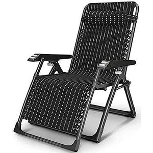 GEIRONV Ligstoel for buiten, opklapbare stoel Balkon Thuis Vrije tijd Draagbare stoel Kantoorlunchstoel Loungestoel Fauteuils