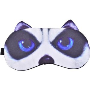 Vrouwen Mannen Katoen Kat Hond Slapen MASK Zachte Blinddoek Ooglap Slaap Oogschaduw Oogbedekking Leuke Slaap Masker Oogmasker Oogmasker (962)