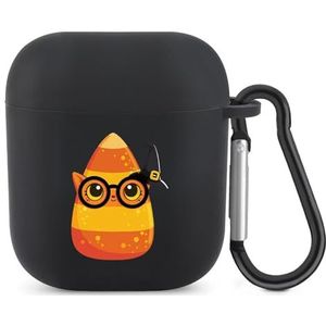 Leuke Snoep Maïs Halloween Kostuums Leuke Case Voor AirPods 2&1 Schokbestendige Beschermende Hoofdtelefoon Gevallen Cover Met Sleutelhanger Voor Mannen Vrouwen