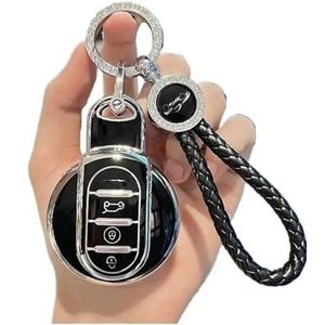 Autosleutel beschermhoes TPU Auto Afstandsbediening Sleutel Case Cover Voor BMW Voor S EEN JCW F54 F55 F56 F57 F60 Voor CLUBMAN Voor COUNTRYMAN Shell Fob Houder Sl... Sleutel Shell(Black Set C)