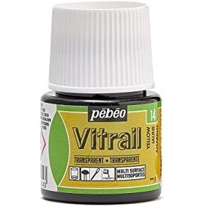 Pebeo Vitrail Glasverf, 45 ml, Gekleurd glas-effect, Geel