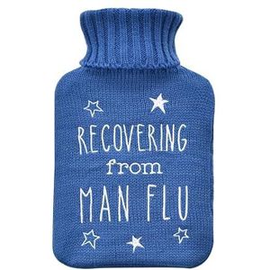 Love Life Hot Water Bottle met Cover - Herstellen van Man Flu