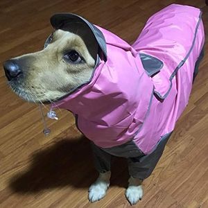 Huisdier Grote Hond Regenjas Outdoor Waterdichte Kleding Hooded Jumpsuit Mantel Voor Kleine Grote Honden Overalls Regenjas Labrador