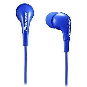 Pioneer SE-CL502-L gesloten in-ear oordopjes (kabellengte: 1,2 m, 16 ohm impedantie, 10 mm driver) blauw