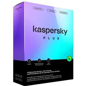 Kaspersky Plus - 3 apparaten, 1 jaar - Sierra Box (DE)