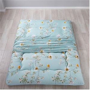 Mattress Topper Queen, Dikke Tatami-matras, studentenslaapzaalmatras, slaapmat met enkele en dubbele vloer, opvouwbare matras met verwijderbare matras (Color : Style16, Size : 200 * 220CM_10CM)