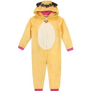 Harry Bear Meisjes Onesie Mopshond Geel 122