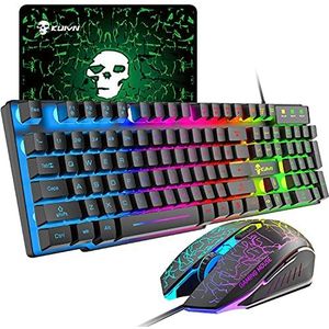 MeiYing - T6 - Gamingtoetsenbord - Zwart - USB - Ergonomisch Met LED Achtergrondverlichting