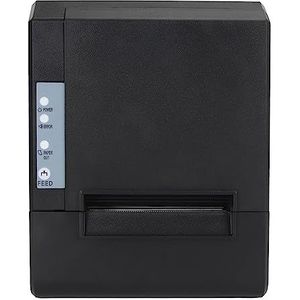 Thermische Bonprinter, 80 Mm USB LAN-interface, Gegevensbuffer Thermische Labelprinter, ESC POS-opdracht voor Kantines (EU-stekker)