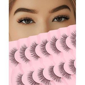 Valse ENatural Wimpers 3D Faux Mink Wimpers 7 Paren Volume Wimpers DJ-20