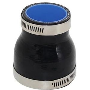 Koude Luchtfilter Universele Siliconen Slangslang Rechte Connector Auto-intercooler Turbo-inlaatpijpkoppeling Zwart Luchtinlaten (Size : 63MM-70MM)