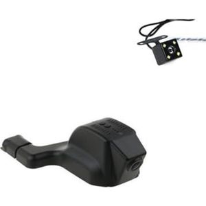 Auto Road Record WiFi DVR Dash Camera Rijvideorecorder Compatibel met Renault Kadjar 2015~2017(Front And Back)