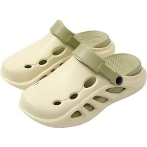 Slippers, Unisex sportstrandsandalen met omwikkeld teenontwerp - lichtgewicht buitenschoenen,voor dames en heren(Green,45 EU)