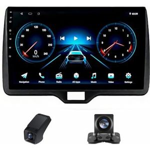 Android13 Autoradio geldt voor Toyota Yaris Vios 2020-2023 10 inch Touchscreen Autoradio met Wireless Carplay Android Auto Navi GPS Bluetooth+Telecamera Achterkant FM AM RDS WIFI(NF-2)