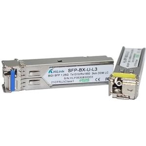 SC-aansluiting 1,25 G Gigalight 1310 nm/1550 nm SFP 1,25 G 3 KM LC optische transceiver module (1 paar 3 km LC)