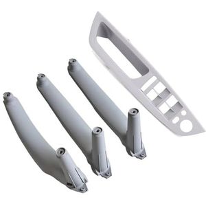 Binnendeurgreep Voor BMW X5 X6 E70 E71 2007-20134 stks/set Linkerhand Bestuurder Deur Handgrepen Kit Auto Interieur Deurklink (Kleur : 3 LHD Gray 4Pcs)