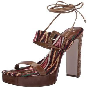 Jessica Simpson Caelia sandalen voor dames, platform, warm multi, maat 36, Warm Multi, 38.5 EU