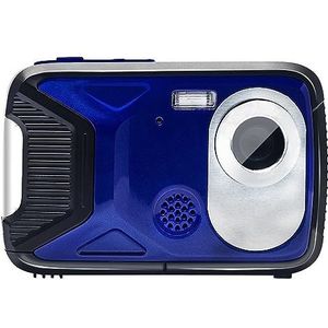 HD1080P High Definition waterdichte digitale camera Praktische barebones Duiken 2,8 inch scherm Panoramische video(Blue)