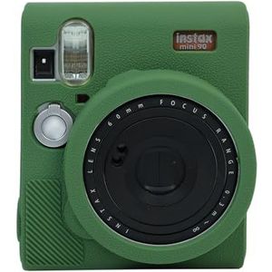 SundayZaZa Siliconen Gel Camera Case voor Fujifilm Instax Mini 90, Groen, Casual dagrugzak