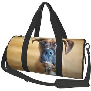 Reistas, sporttas reistas, draagtas voor overnachting, sport, weekendtas voor zwemmen, yoga, boxerhonden, puppy, huisdieren, honden, zoals afgebeeld, Eén maat