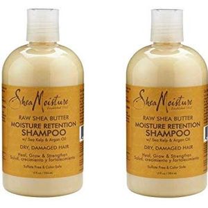 Shea Moisture Raw Sheaboter vochtopslag shampoo 384 ml x 2